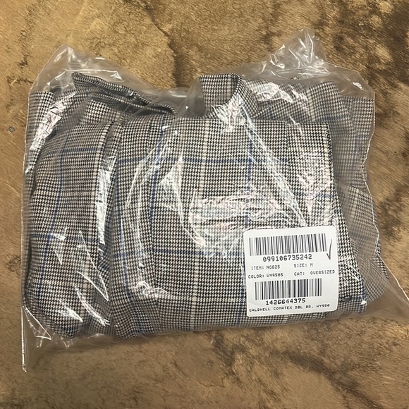 Madewell Caldwell Double-Breasted Blazer in Palmyra Plaid Item NG625 - Picture 4 of 4